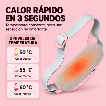 Masajeador Menstrual 3 en 1 – Calor, Masaje y Confort